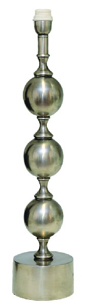 Charlotta Lampfot H66 Antik Silver