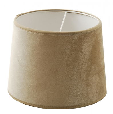 Velutto Sammet Skärmar Rund Tobacco