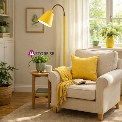 G 932 Haga golvlampa gul