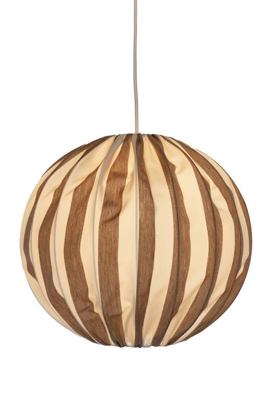 Capri taklampa 45 taupe/vit