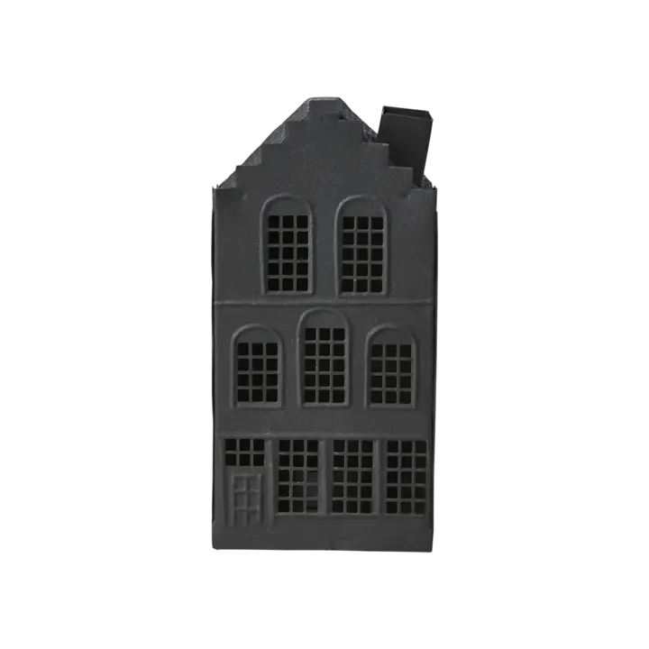 Fenix Ljuslykta Hus L8,5/H17,5 Svart