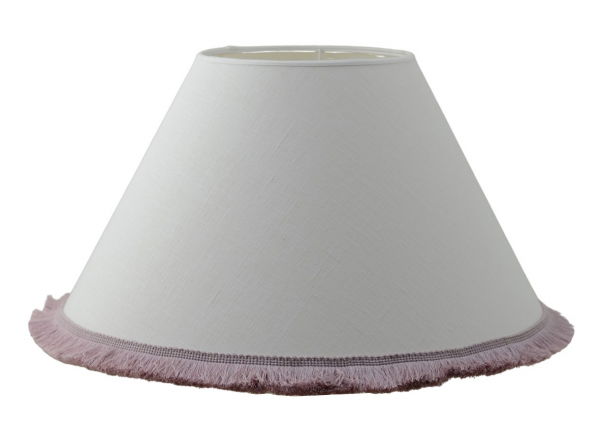 Carolin Skärmar Vit/Ljusrosa Frans