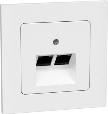 Data-/teleuttag infällt 2xRJ45, Connect 2 Home