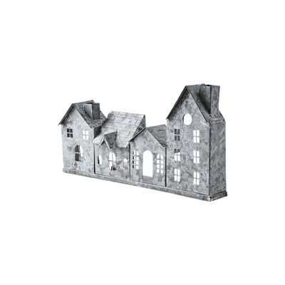 Fenix Ljuslykta Hus L37 Grå/Vit