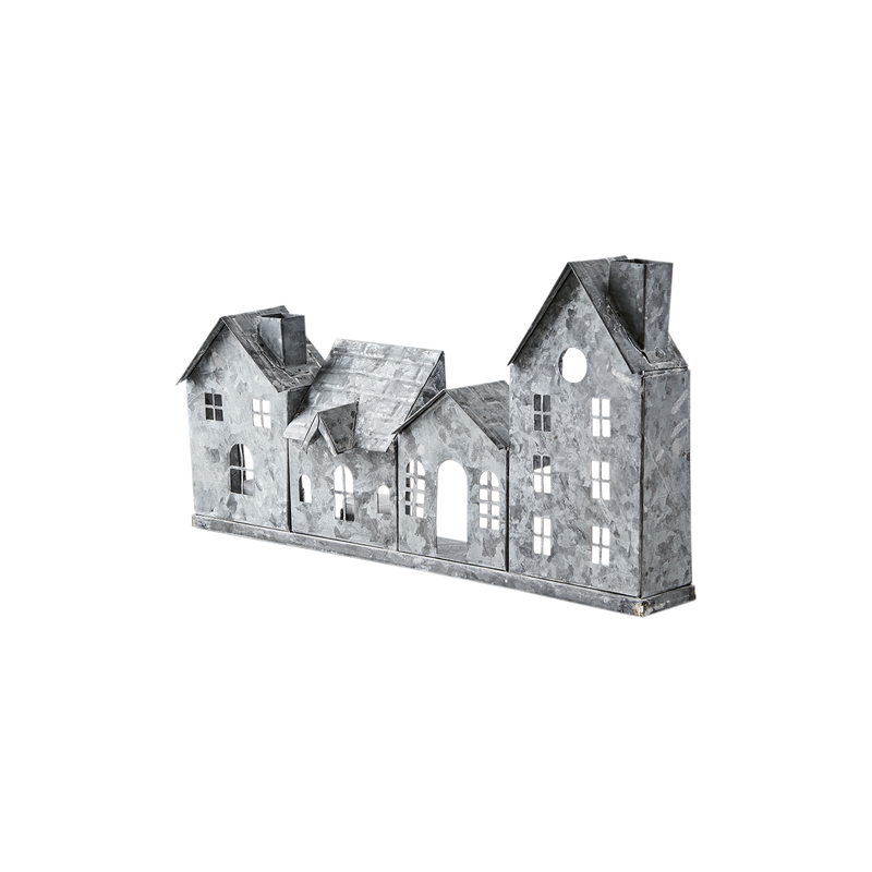 Fenix Ljuslykta Hus L37 Grå/Vit