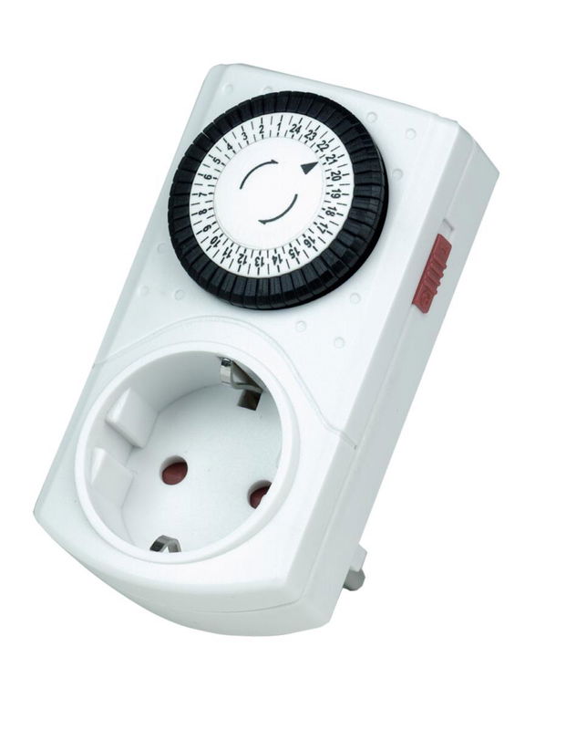 Klockströmbrytare dygn ojordad