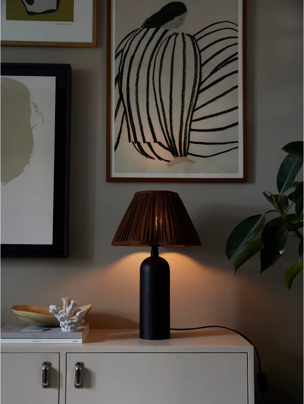 Carter Lampfot H35 Matt Svart