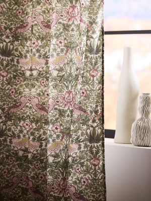 Vilja Gardiner 2P 2x130x250cm Mossa