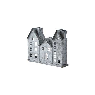 Fenix Ljuslykta Hus L26 Grå/Vit