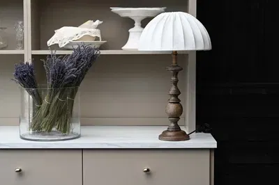 Yorkshire lampfot 46 åldrat trä