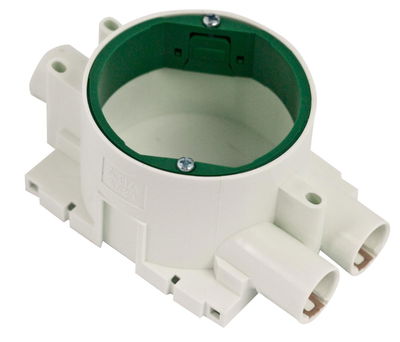 Apparatdosa grön E-Gips inkl låsfjäder