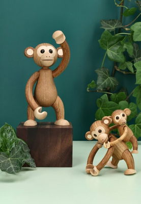 Mojo Apa Trädekoration 15cm Ek Mojo Apa Trädekoration 15cm Ek