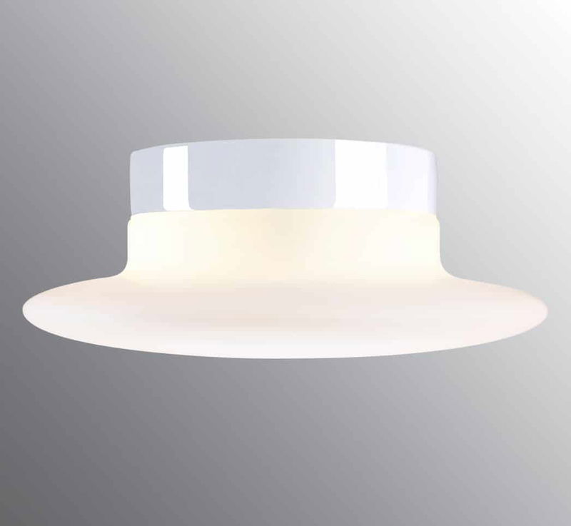 Cairo Large Plafond Vit/Opal IP44