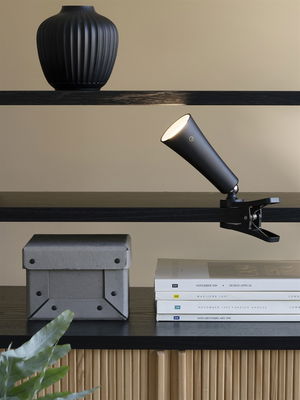 No Cable Uppladdningsbar LED Svart