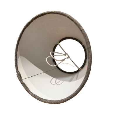 Grovlinne Lampskärm 16 Grå