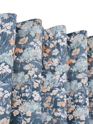 Äng Gardiner 2P 2x135x280cm Blå