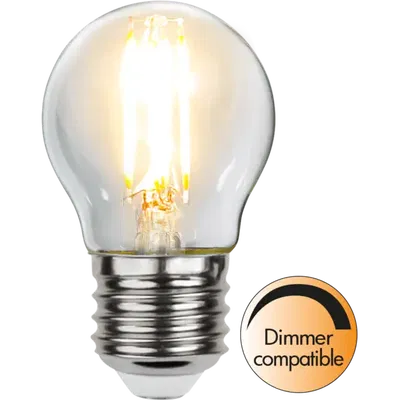 Klotlampa E27 827 2,5W klar dim