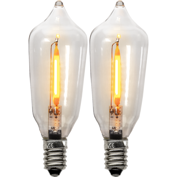 Reservlampa LED E10 0,4W 23-55V universal 2-pack