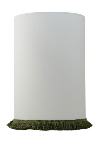 Carolin Skärmar Cylinder Vit/Grön Frans