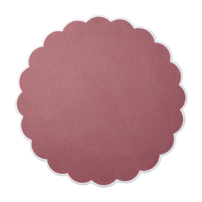 Flora Tallriksunderlägg D36 Rosa 6-pack