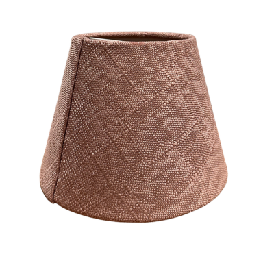 Grovlinne Lampskärm 16 Rosa