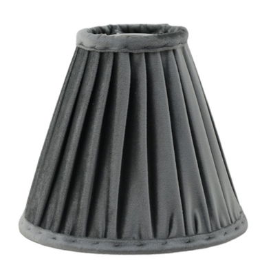 Anastacia Sammet Toppringskärm Grå/Silver