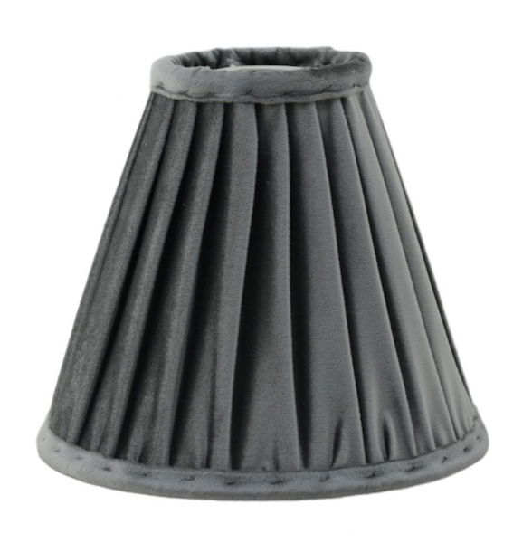 Anastacia Sammet Toppringskärm Grå/Silver