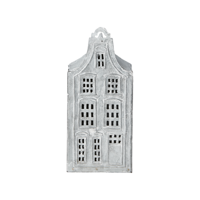 Fenix Ljuslykta Hus L8/H18 Grå/Vit