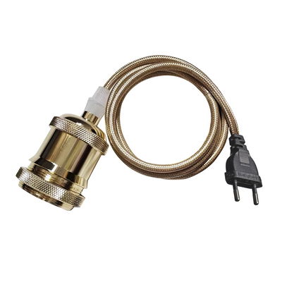 Upphänge 3,5m Textilkabel Guld