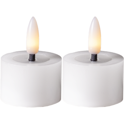 Flamme Flow värmeljus 4x5cm LED 2-pack