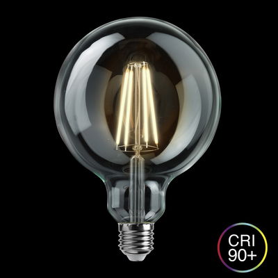 Glob 125mm E27 827 7W Klar 3-stegs Dim Memory