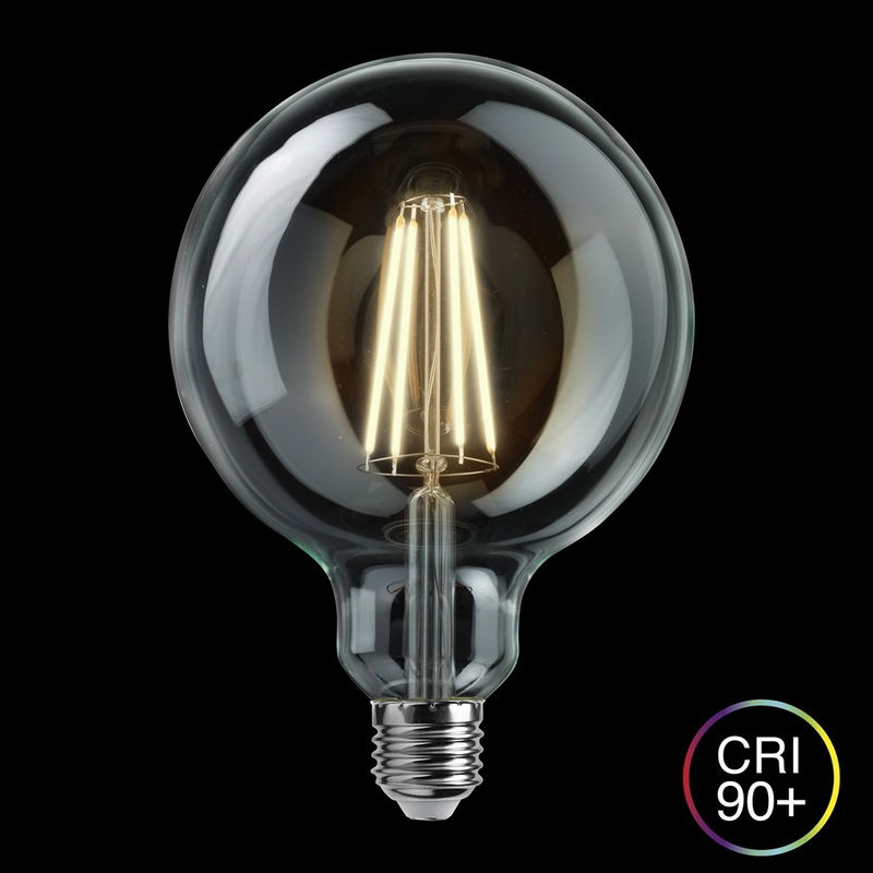 Glob 125mm E27 827 7W Klar 3-stegs Dim Memory