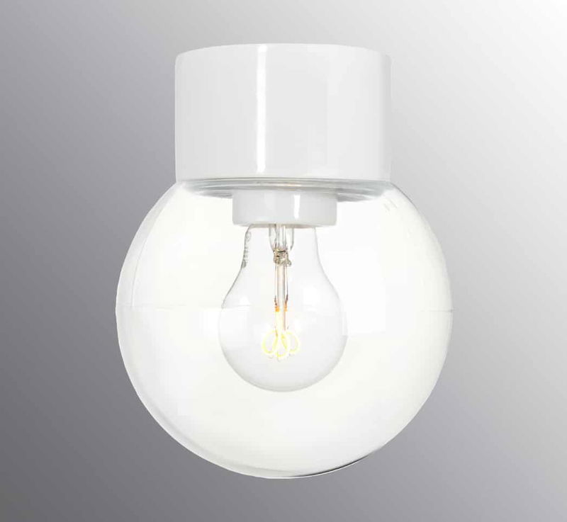 Classic Glob 15cm IP54 Vit/Klar