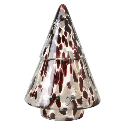 Gran Skål m. lock Brun/Beige/Svart