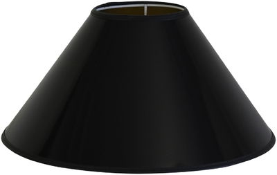 Lacado skärmar kon svart/guld blank