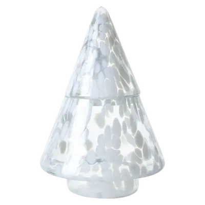 Gran Skål m. lock Vit/Isblå