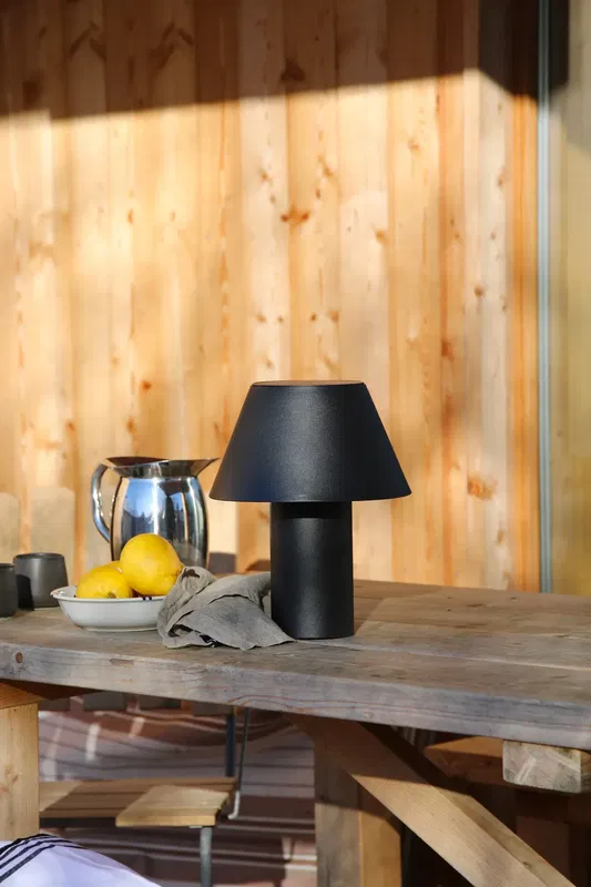 Vivo Bordslampa Solcell H30 Svart