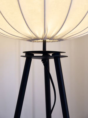 Base golvlampa tripod matt svart