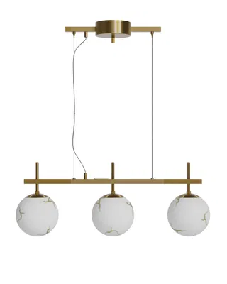 Bellagio Taklampa 82cm Mässing/Vit