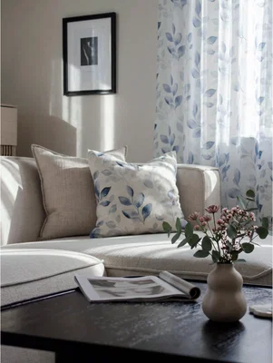 Silje Gardiner 2P 2x140x250cm Blå