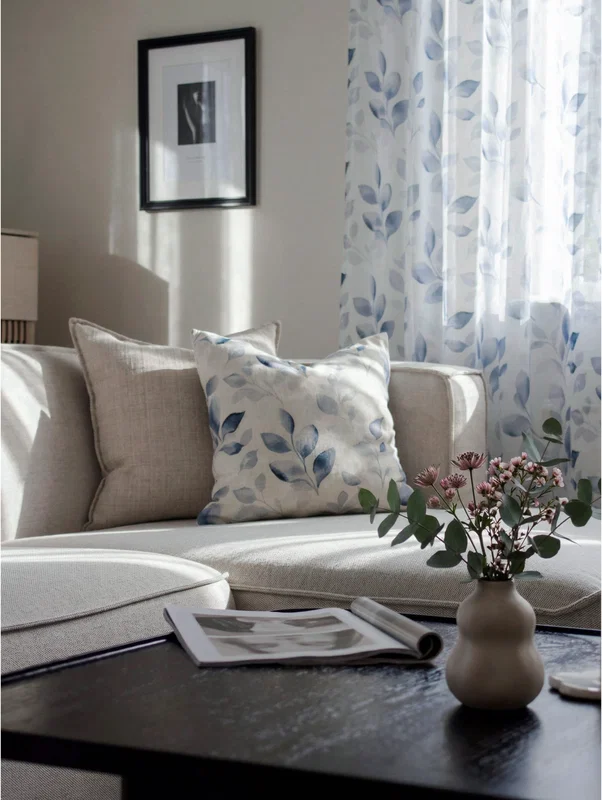 Silje Gardiner 2P 2x140x250cm Blå