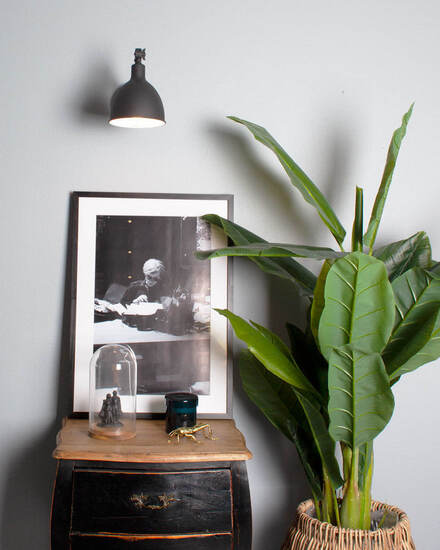 Bazar Mini Vägglampa Sandsvart