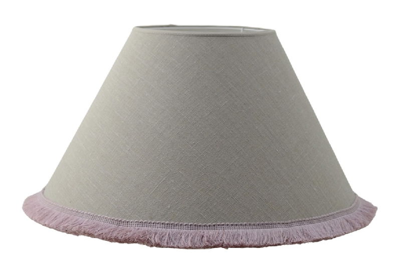 Carolin Skärmar Natur/Ljusrosa Frans