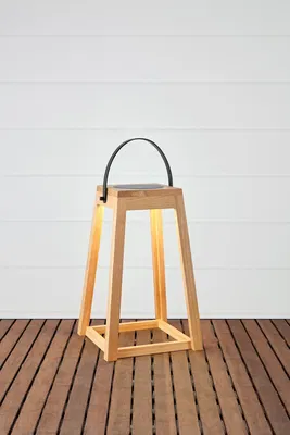 Nordic Solcellslykta H54 Trä