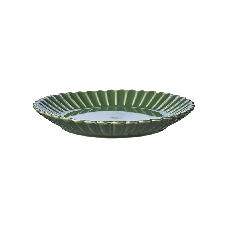 Hulda Tallrik D19 Grön 4-pack