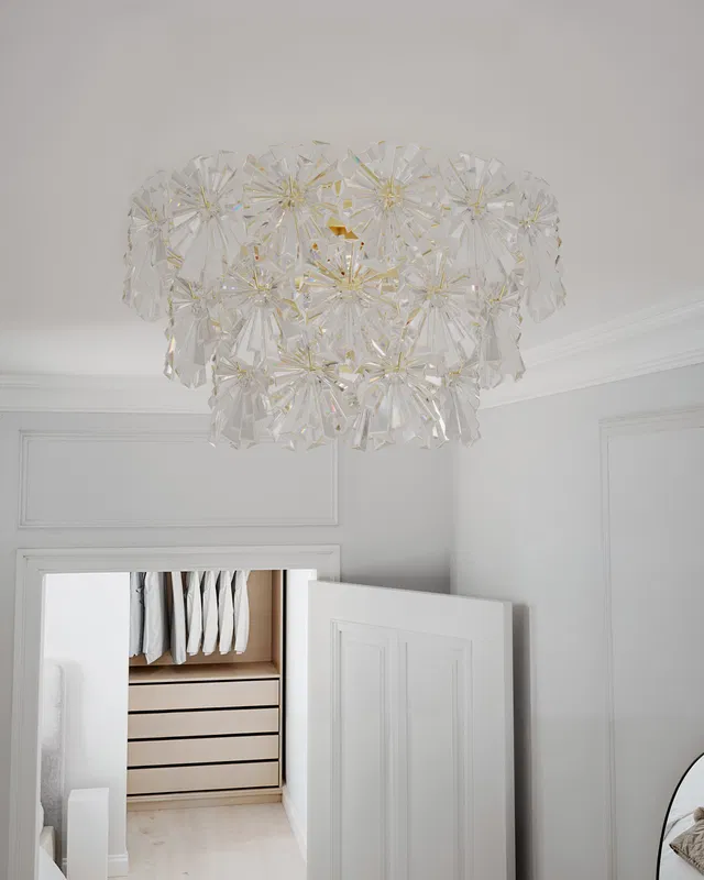 Lorraine Plafond 52cm Mässing/Klar