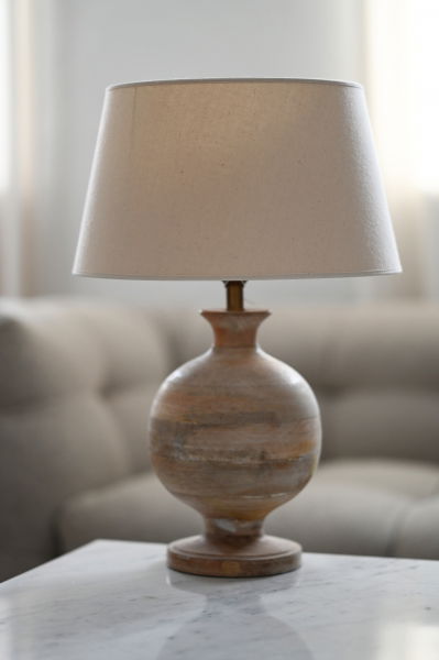 Carla lampskärm med Positano bordslampa