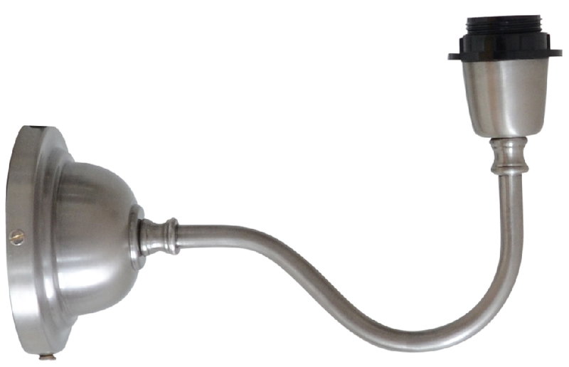 Carson Vägglampa Antik Silver