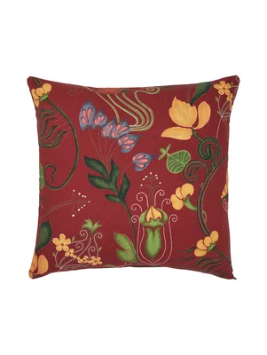 José Kuddfodral 45x45 Vinröd