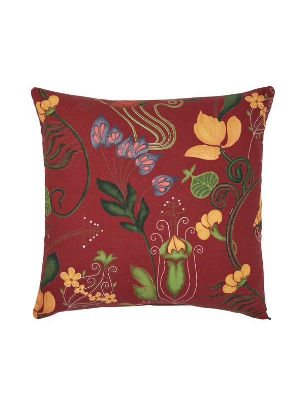 José Kuddfodral 45x45 Vinröd